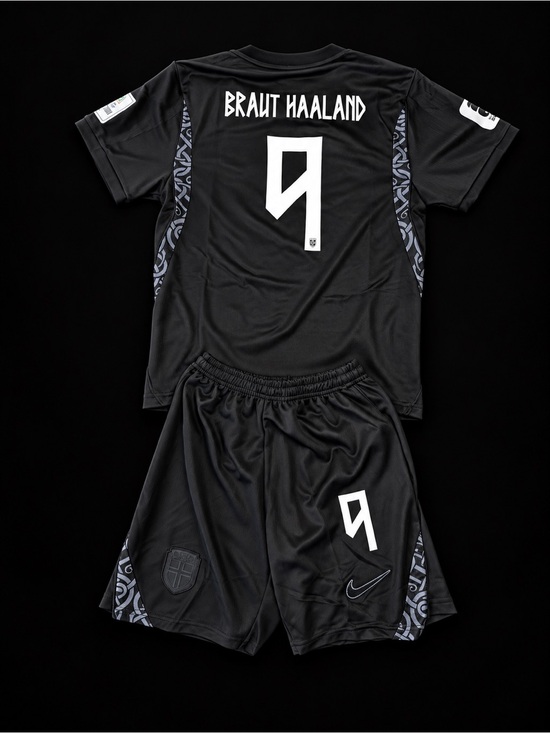Nike Other - Nike Kids' Black Football Shorts & Top Set with White Number 9